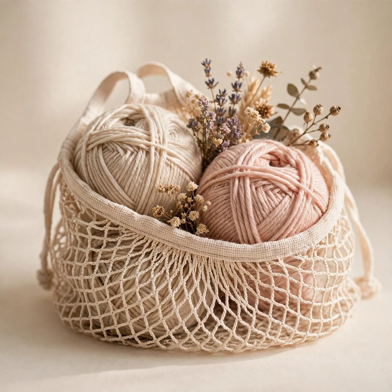 Market Bag — how much yarn you need
