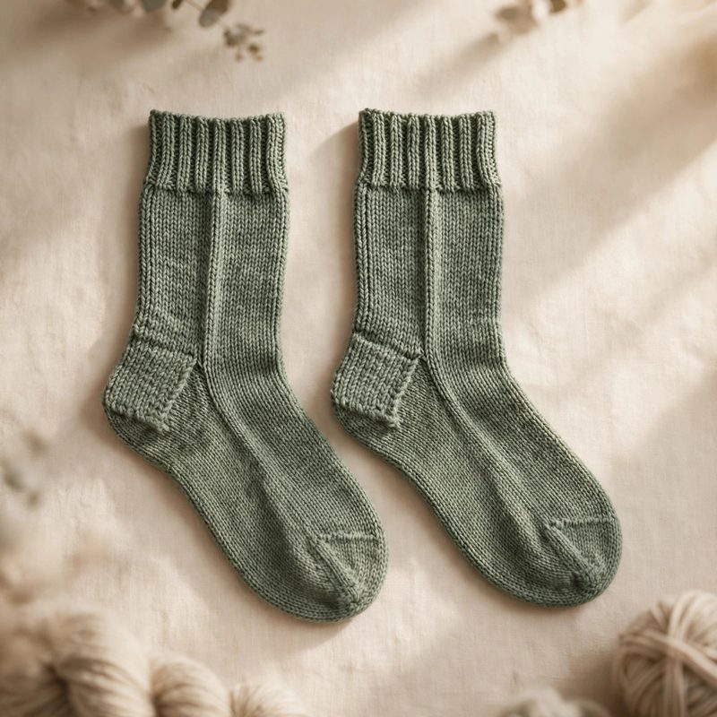 Socks (pair) — yarn yardage and skein counts
